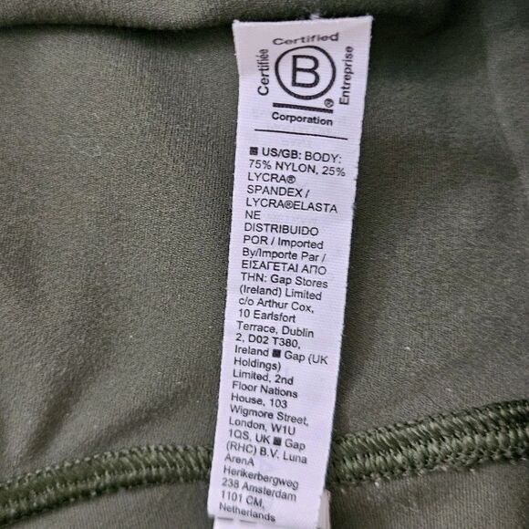 Athleta Elation Flare Pants 2X Olive Green High Rise Pull On Leggings 981683 - Picture 5 of 11